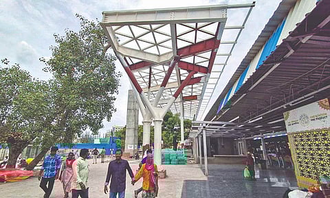 Modernisation works at the Park railway station have reached 90% (Photo: Hemanthan M)