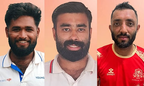 S Mohan Prasath; R Aushik Srinivas; Dharmendra Jadeja&nbsp;