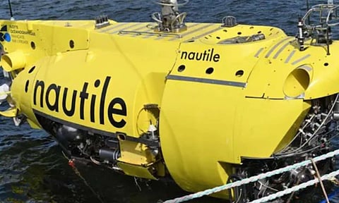 French submersible 'Nautile' (X)&nbsp;