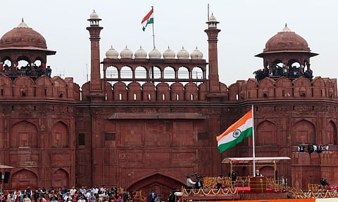 Independence Day ceremony at the Red Fort&nbsp;
