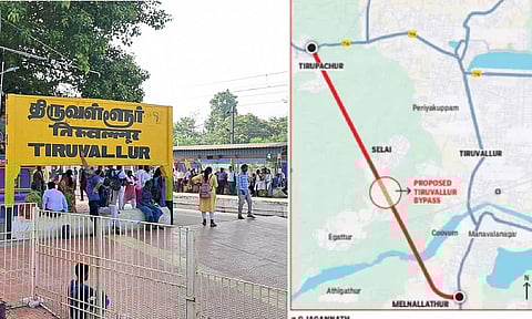 Name board of Tiruvallur (Credit: Wikipedia) Map view of the project