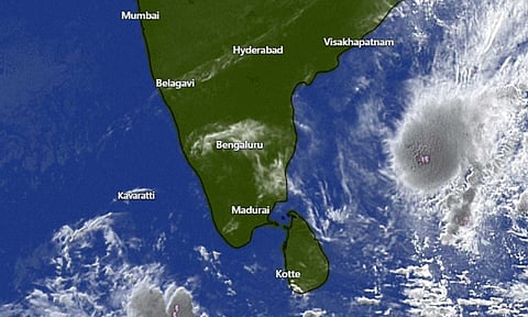 Low-pressure forms over Bay of Bengal
