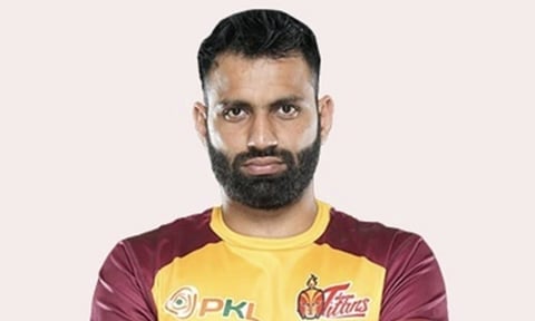 Telugu Titans captain Vijay Malik (IANS)