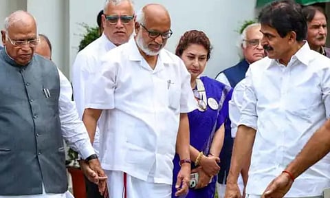 Former Supreme Court judge B Sudershan Reddy (PTI)&nbsp;