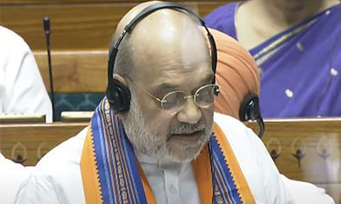 Union Home Minister Amit Shah in Lok Sabha (Photo/ANI)