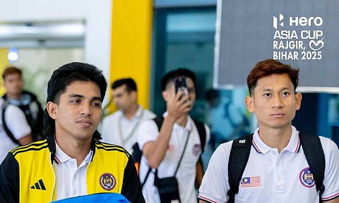 Malaysian players arrive in India for the tournament