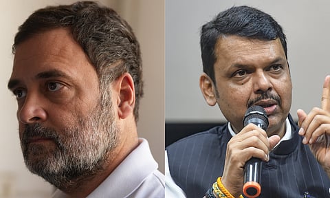 Devendra Fadnavis dubbed Rahul Gandhi as a "serial liar" (PTI)