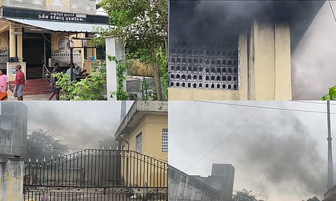Kancheepuram Corporation’s gas crematorium malfunctions, residents affected by smoke