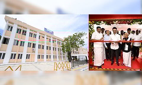 CM Stalin opens journalism institute, film shoot floor in Kotturpuram (Photo: X-@CMOTamilnadu)
