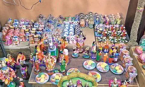 Trump tariff &amp; suspension of parcel service crush Kanchi golu doll makers' dream