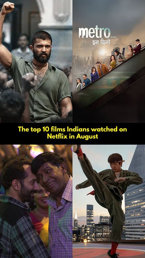 The top 10 films Indians watched on Netflix in August