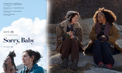 (L-R) Poster of the film, still from the movie