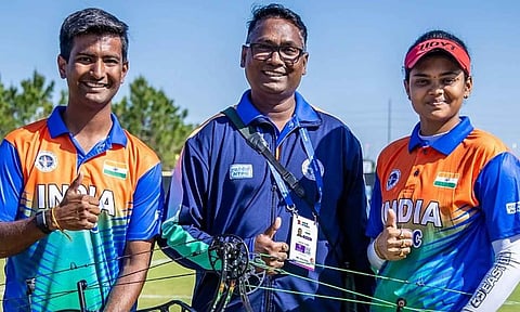 India clinch historic men's compound team gold; Yadav, Jyothi settle for silver in mixed section