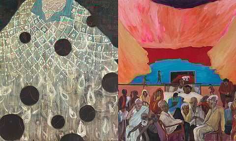 Nityan Unnikrishnan, Chatterjee &amp; Lal Gallery, Work by Dhruvi Acharya, Chemould Prescott Road Gallery