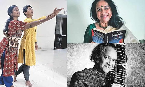 Renjith and Vijna; Gowri Ramnarayan (T), Ravi Shankar (B)