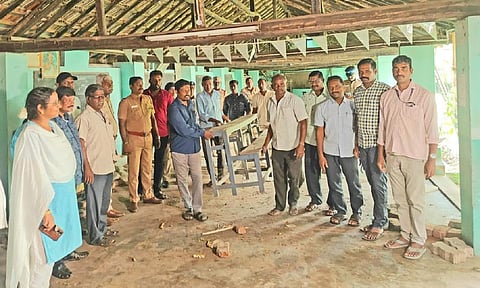 The officials from the department of Hindu Religious and Charitable Endowment retrieved a land