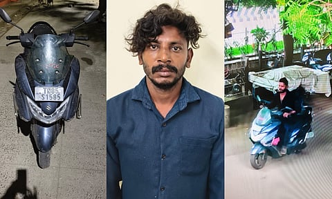 Young man turns into a thief, stole a police constable's two-wheeler in Chromepet and sold it for Rs 5,000