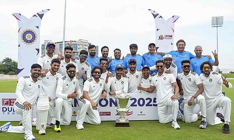 Central Zone beats South Zone by 6 wickets to lift Duleep Trophy