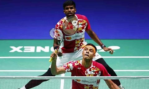 Satwiksairaj Rankireddy and Chirag Shetty (X)&nbsp;