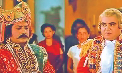 Movie poster from the movie Kattabomman