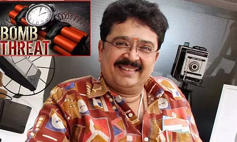 S Ve Shekhar's residence gets second bomb threat (Photo/Daily Thanthi)