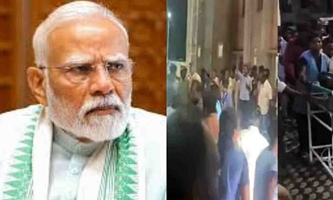 PM Modi expresses grief at loss of lives in Tamil Nadu rally&nbsp;