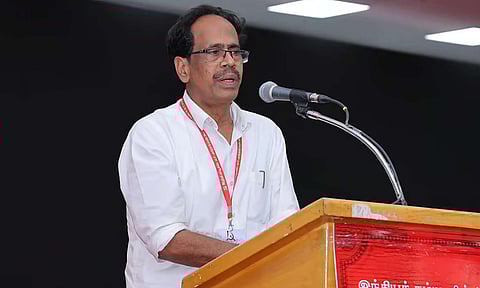 CPI state secretary M Veerapandian&nbsp;