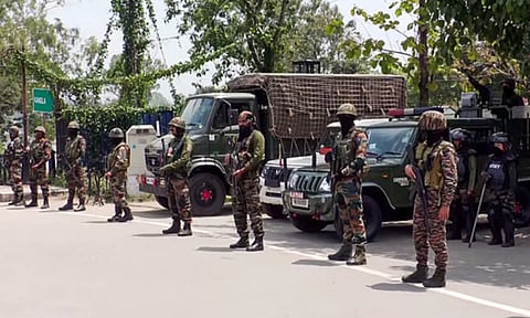 Security forces deployed in Manipur (Photo: ANI)