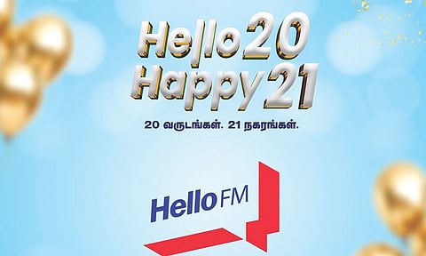Hello FM celebrates 20 years, expands reach to 21 cities&nbsp;&nbsp;