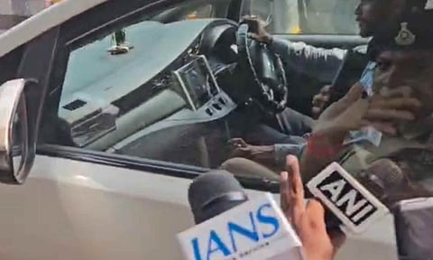 MP police team travelled to Tamil Nadu by a police vehicle&nbsp;