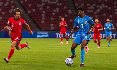 Asia Cup Qualification: India manages 1-1 draw against Singapore to keep hopes alive