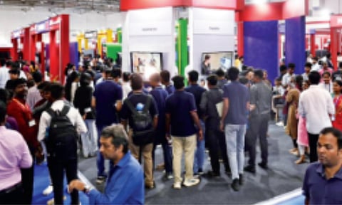 Visitors throng stalls at Global Startup Summit in Coimbatore