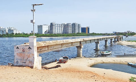 Adyar broken bridge (File photo)