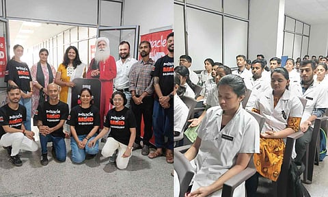 Over 45,000 meditate with Sadhguru's app for World Mental Health Day