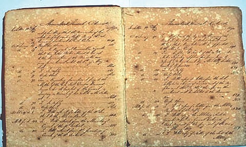 Lamination of old land records