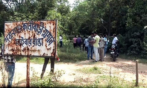 Crime spot where an MBBS student was allegedly gangraped (ANI)