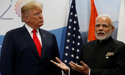 US President Donald Trump and PM&nbsp; Narendra Modi (Photo: PTI)