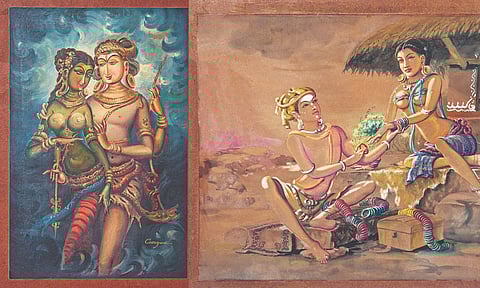 Kalai Ganga’s paintings