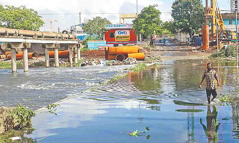 Rail Nagar Causeway, Padikuppam (Photo: Hemanathan M)