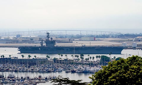 The USS Nimitz (Photo: AP)&nbsp;