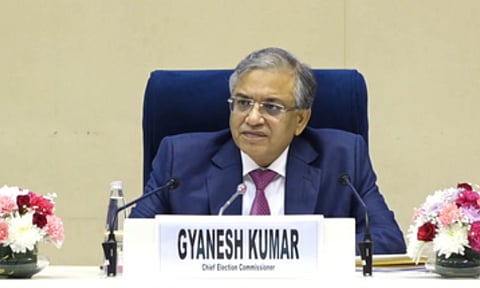 &nbsp;Chief Election Commissioner Gyanesh Kumar (Photo: IANS)