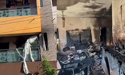 One dead, three injured in house fire at Adambakkam