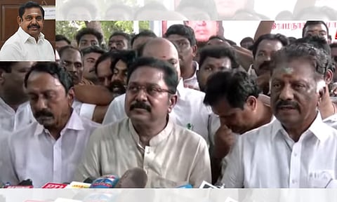 Edappadi hits out at Sengottaiyan, TTV, OPS