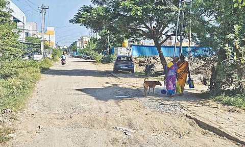 Deteriorating Andal Kovil Road in Puthagaram seeks immediate re-laying