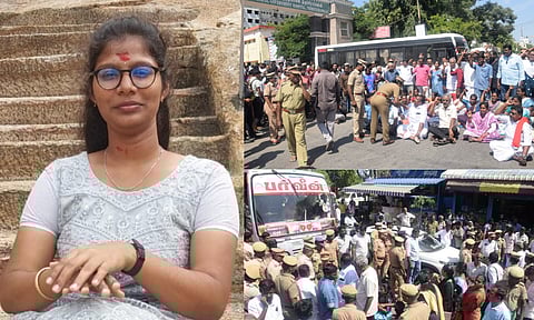 Victim and visual from the protest&nbsp;