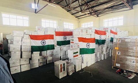 India delivers over 16 tonnes of medicines to Afghanistan (Credit: IANS)