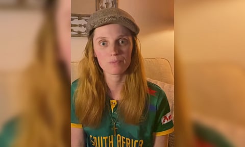 &nbsp;South African cricket writer Thanja Vuur (Screengrab: @Cape_town_cricket_queen)&nbsp;&nbsp;