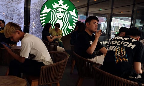 China is Starbucks' second-largest market outside the US, with 8,000 locations (Photo: AP)