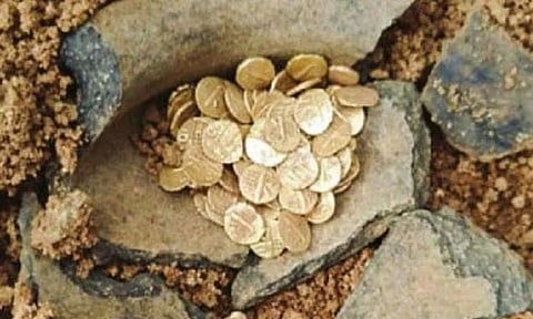 Ancient gold coins