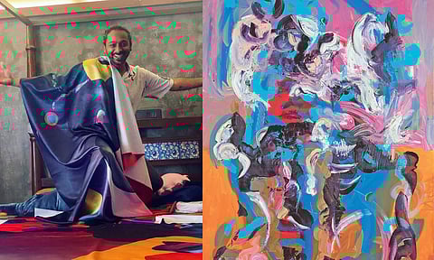 Raghava KK &amp; his artwork (insta/raghavakk)&nbsp;